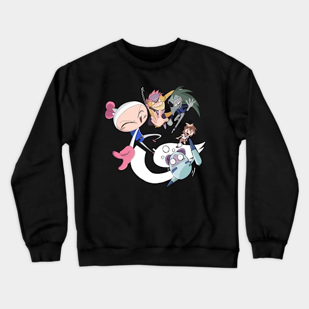 Bomberman Jetters Crewneck Sweatshirt by MORI.ENA